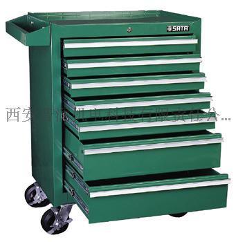 供應(yīng)陜西西安世達(dá)工具_(dá)95107_7抽屜帶輪工具車